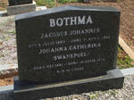 BOTHMA Jacobus Johannes 1880-1965 & Johanna Catherina SWANEPOEL 1881-1974