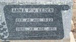 EEDEN Anna P., van 1862-1951