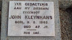 KLEYNHANS John -1945