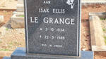 GRANGE Isak Ellis, le 1934-1989