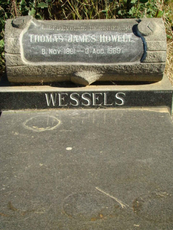 WESSELS Thomas James Howell 1881-1969