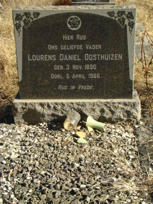 OOSTHUIZEN Lourens Daniel 1890-1966