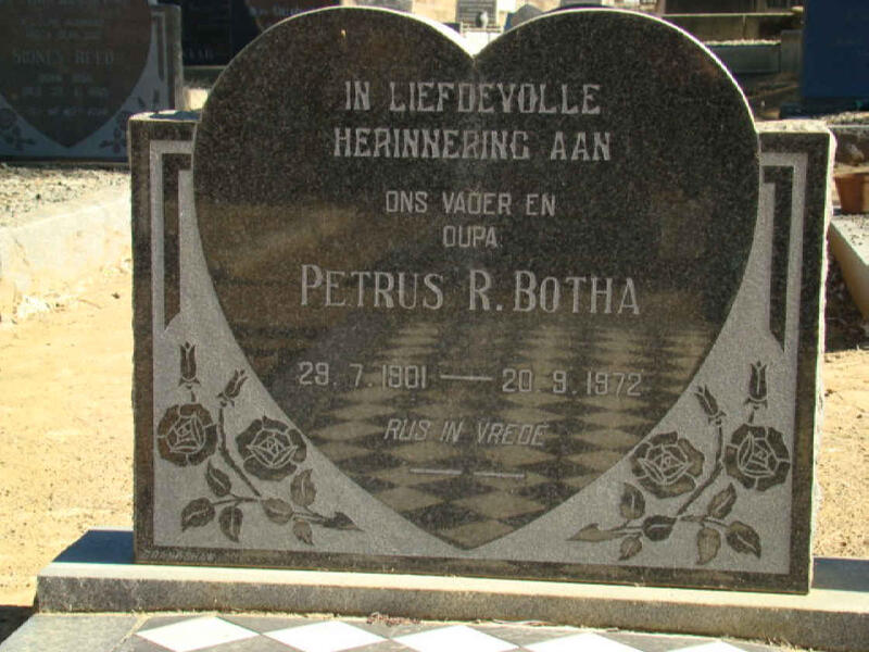 BOTHA Petrus R. 1901-1972