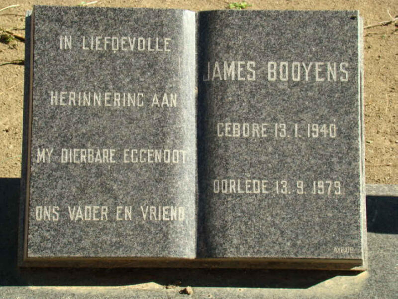 BOOYENS James 1940-1979