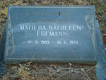 ERFMANN Matilda Kathleen 1903-1976