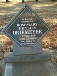 DRIEMEYER Rosemary Phyllis 1939-2001