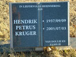KRUGER Hendrik Petrus 1937-2005