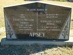 APSEY Charles William Thomas 1913-1999 & Kathleen Lesley MOSS 1919-1972