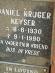 KEYSER Daniël Kruger 1930-1990