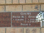 GOUWS Pieter M. 1946- & Estelle 19??-2007