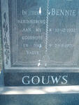 GOUWS Bennie 1932-1970