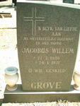 GROVE Jacobus Willem 1926-1971