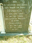 ? Heinrich 1913-1983 & Johanna 1913-1986