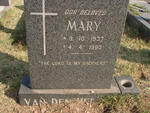 HEEVER Mary, van den 1937-1980