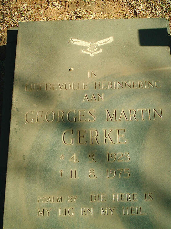 GERKE Georges Martin 1923-1975