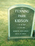 KIDSON Fenning Park 1954-1995