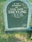 GREYLING Guan Harm 1981-2003