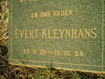 KLEYNHANS Evert 1926-1959