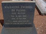 PLESSIS Magdalena Zachrida, du nee OLIVIER 1905-1969