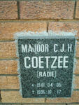 COETZEE C.J.H. 1941-1995