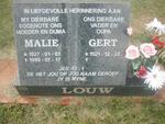 LOUW Gert 1921- & Malie 1927-1999