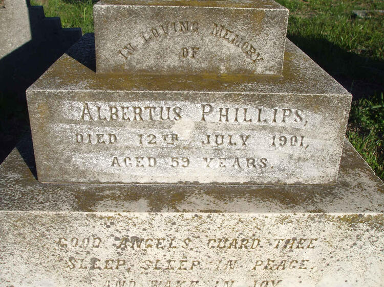 PHILLIPS Albertus -1901