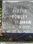 DOWLEY Bertha nee ST. ARNAUD 1909-1989