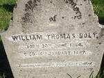 BOLT William Thomas 18?4-1887