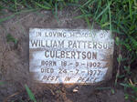 CULBERTSON William Patterson 1902-1977