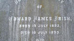 IRISH Edward James 1882-1893