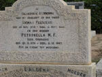 LAMBERT Thomas Frederick 1879-194? & Petronella M.F. CONRADIE 1879-1967