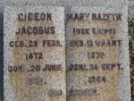 ? Gideon Jacobus 1872-1962 & Mary Bazeth KNIPE 1872-1964