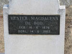 BOD Hester Magdalena, de 1876-1962