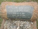 MERWE Willem Jacobus, van der 1911-1951