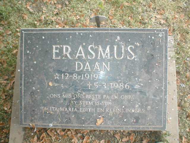 ERASMUS Daan 1919-1986
