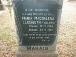 MARAIS Maria Magdalena Elizabeth nee CILLIERS 1894-1967