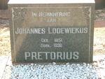 PRETORIUS Johannes Lodewiekus 1851-1938
