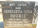 FOURIE Emmerentia Lydia 1964-1965