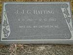 HATTING J.J.G. 1910-1983