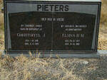 PIETER Christoffel J. 1916-1995 & Elsina H.M. 1927-1982