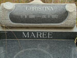 MAREE Christina 1898-1982