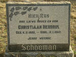 SCHOEMAN Christiaan Hendrik 1902-1953