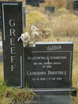 GREEFF Catharina Dorothea 1938-1996