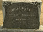 ALGRA Halbe 1883-1956
