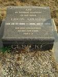 GERICKE Gideon Abraham 1889-1953