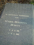 HUMAN Maria Hendrina 1916-1985