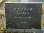 LOMBARD Jurie Johannes 1915-1980