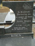 KOEN Alida Maria 1915-1987