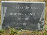 JANSEN Helena Johanna Philippina 1906-1999