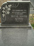 VENTER Hettie 1947-1991